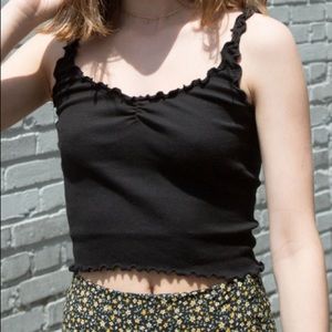 Brandy ruffle tank